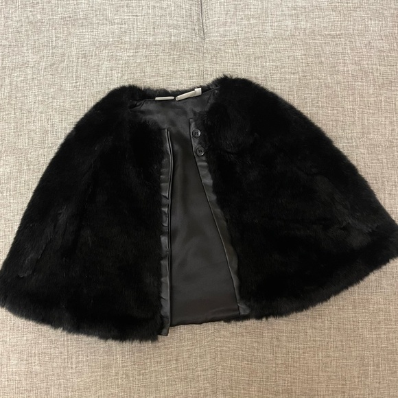 Black faux fur coat - Picture 1 of 5